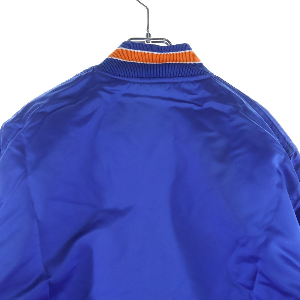 VINTAGE(ヴィンテージ) 80-90S STARTER スターター NEW YORK METS NYLON JACKET ニューヨクメッツ 裏地キルティング 中綿ジャケット スカジャン ブルー/オレンジ