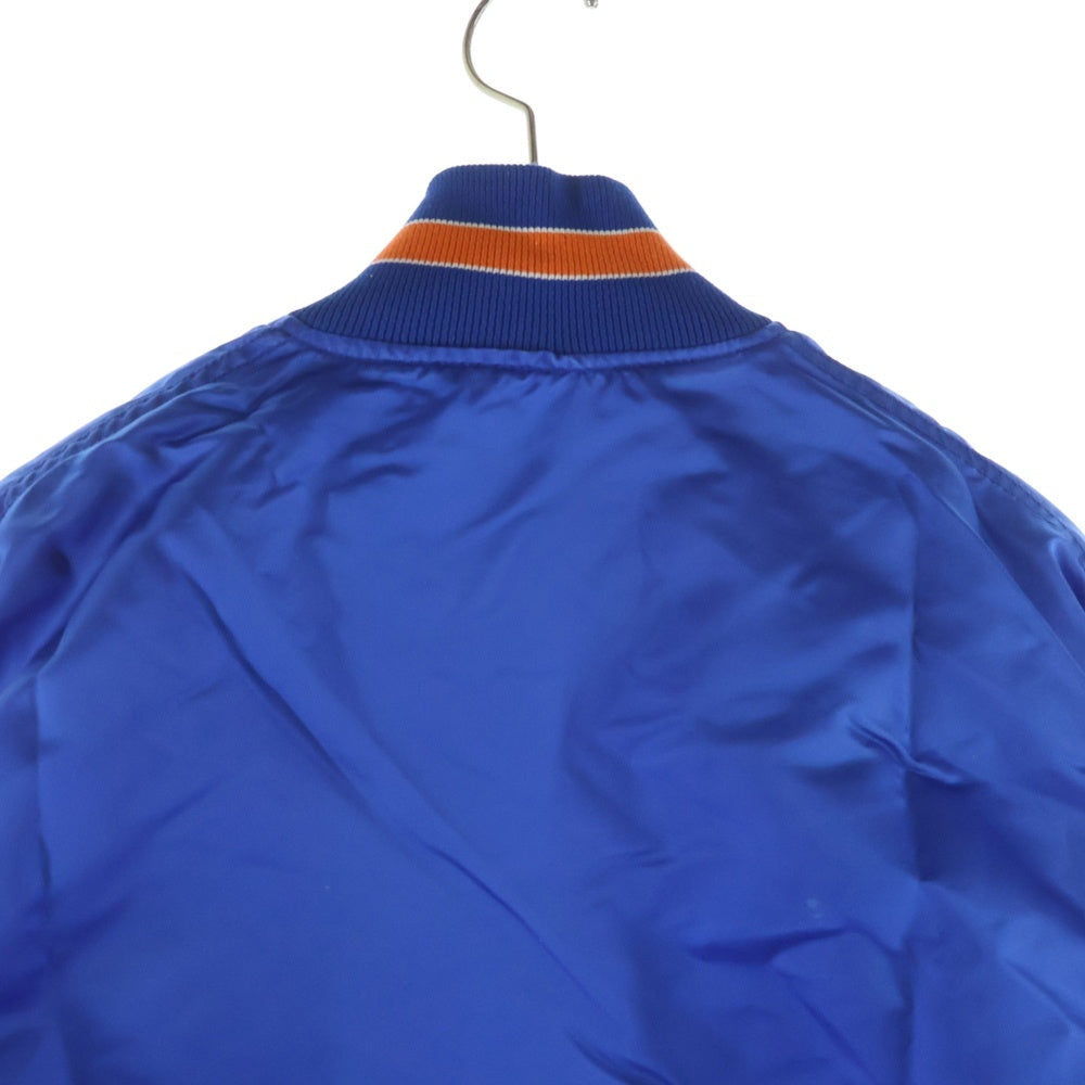 VINTAGE(ヴィンテージ) 80-90S STARTER スターター NEW YORK METS NYLON JACKET ニューヨクメッツ 裏地キルティング 中綿ジャケット スカジャン ブルー/オレンジ