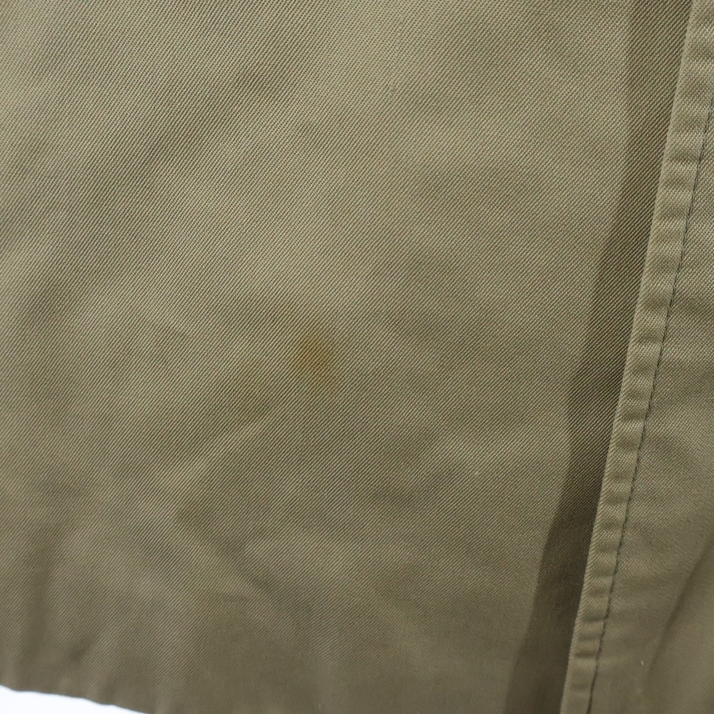 Aquascutum(アクアスキュータム) 70-80S TRENCH COAT イングランド製 比翼ボタン トレンチコート ブラウン 314227