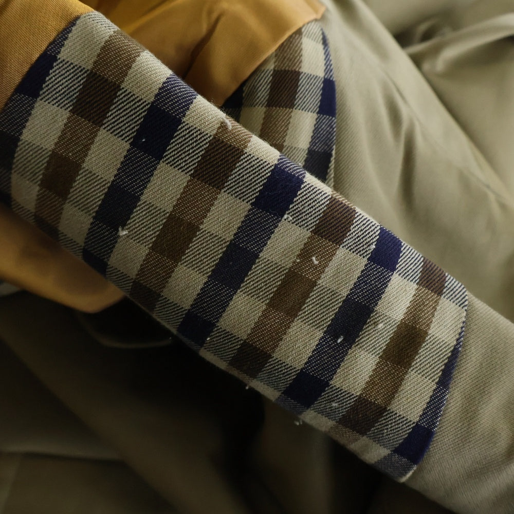 Aquascutum(アクアスキュータム) 70-80S TRENCH COAT イングランド製 比翼ボタン トレンチコート ブラウン 314227