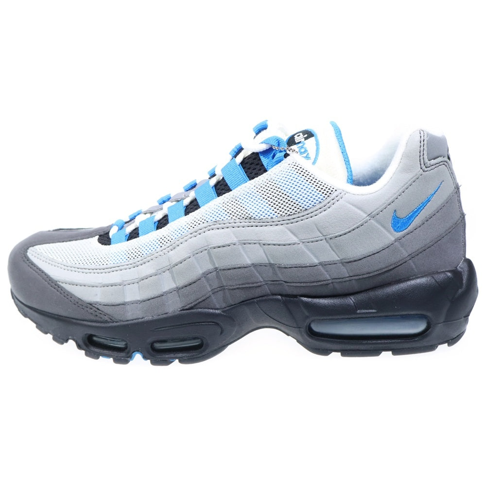 NIKE(ナイキ) AIR MAX '95 CRYSTAL BLUE エアマックス95 クリスタルブルー ローカットスニーカーシューズ グレー/ブルー US9.5/27.5cm AT8696-100