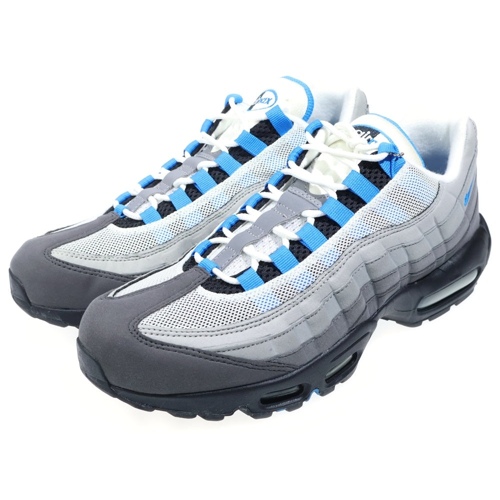 NIKE(ナイキ) AIR MAX '95 CRYSTAL BLUE エアマックス95 クリスタルブルー ローカットスニーカーシューズ グレー/ブルー US9.5/27.5cm AT8696-100