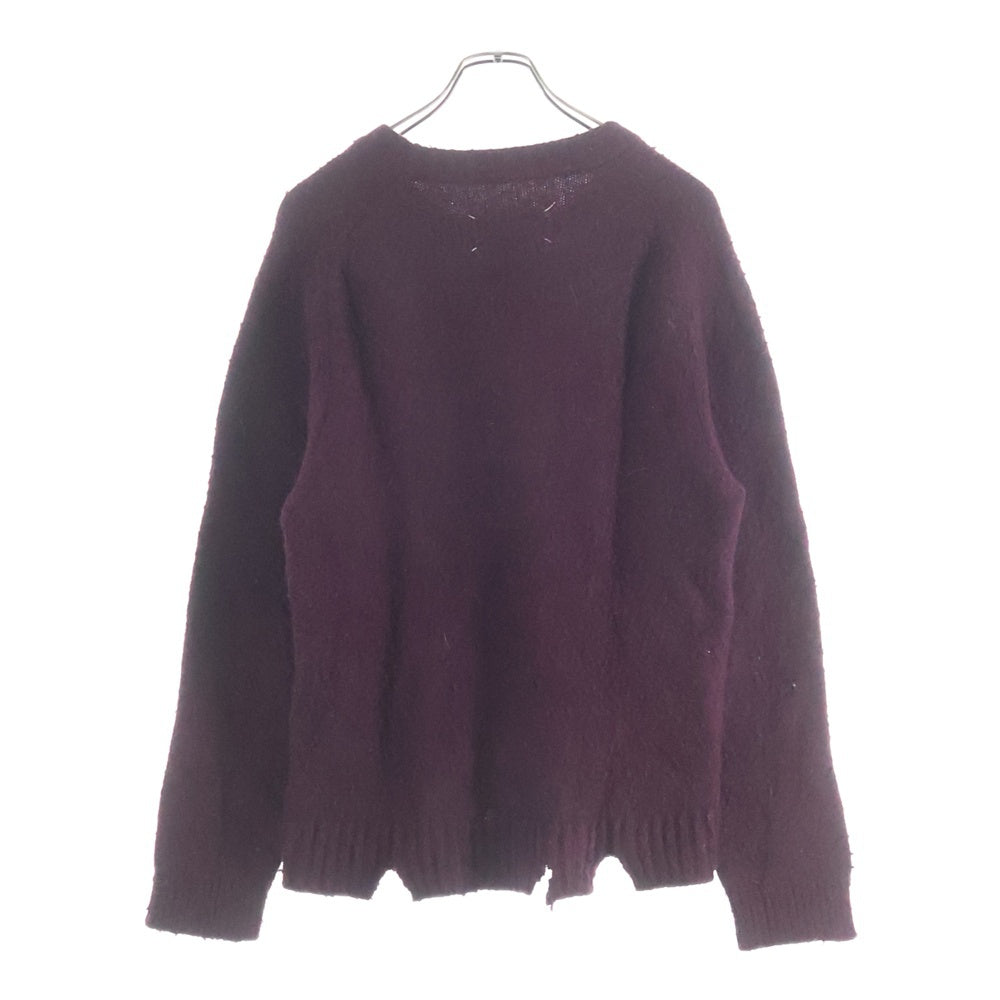 Maison Martin Margiela(メゾンマルタンマルジェラ) 19AW DESTOROY KNIT ピリング加工 ニット ボルドー S50GP0160 S16780