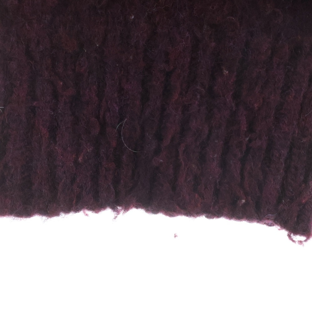 Maison Martin Margiela(メゾンマルタンマルジェラ) 19AW DESTOROY KNIT ピリング加工 ニット ボルドー S50GP0160 S16780