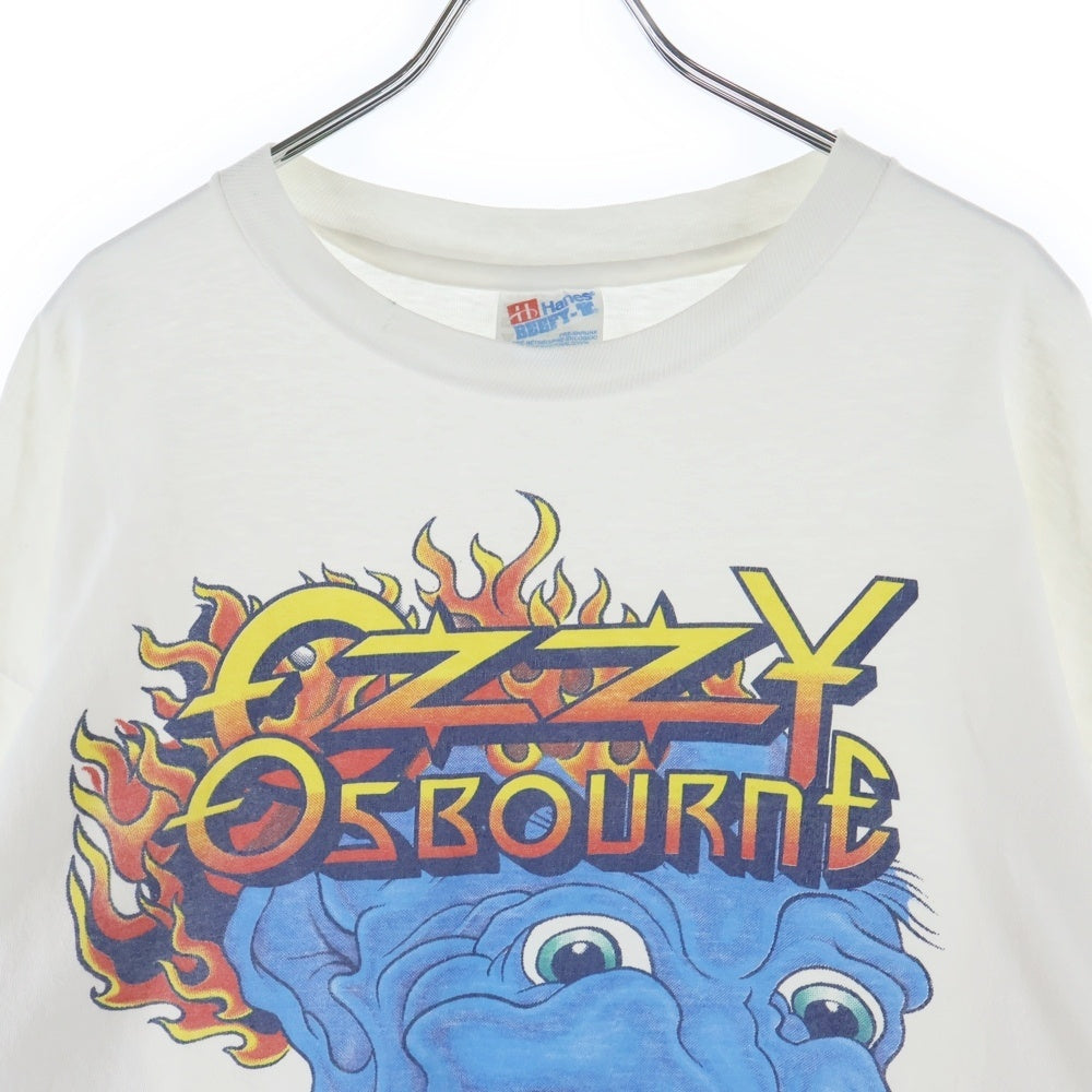 VINTAGE(ヴィンテージ) 90S OZZY OSBOURNE TATOO L/S TEE オジーオズボーン タトゥー グラフィックプリント ロングスリーブ 長袖Tシャツ カットソー ホワイト