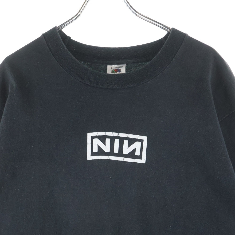 VINTAGE(ヴィンテージ) 90S NINE INCH NAILS BOX SIN LOGO TEE ナインインチ ネイルズ 半袖Tシャツ カットソー ブラック