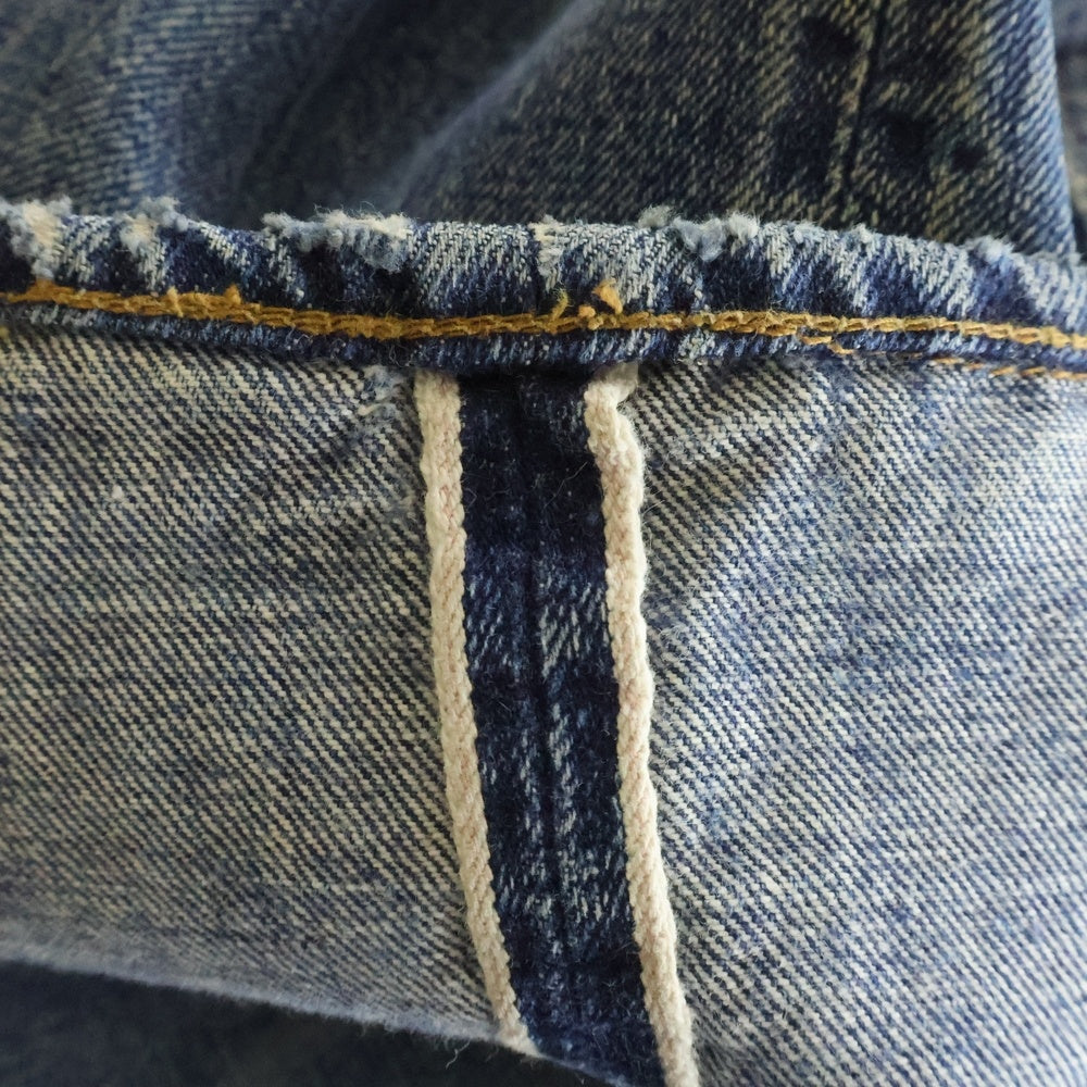 Levi's(リーバイス) 70S 501 66前期 並行ステッチ ボタン裏6 スモールe デニムパンツ インディゴ