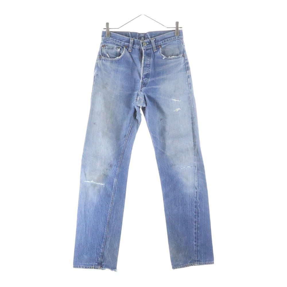 Levi's(リーバイス) 70S 501 66前期 並行ステッチ ボタン裏6 スモールe デニムパンツ インディゴ