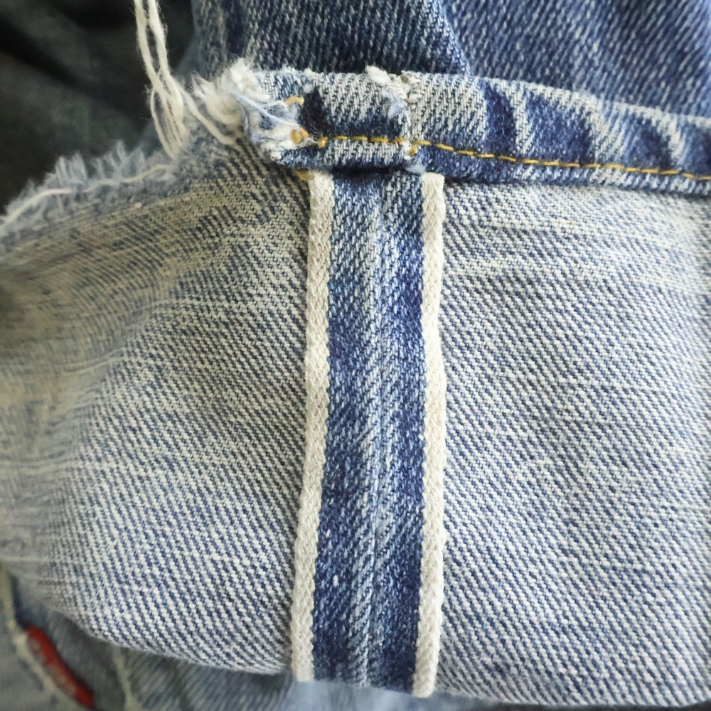 Levi's(リーバイス) 70S 501 66前期 並行ステッチ ボタン裏6 スモールe デニムパンツ インディゴ