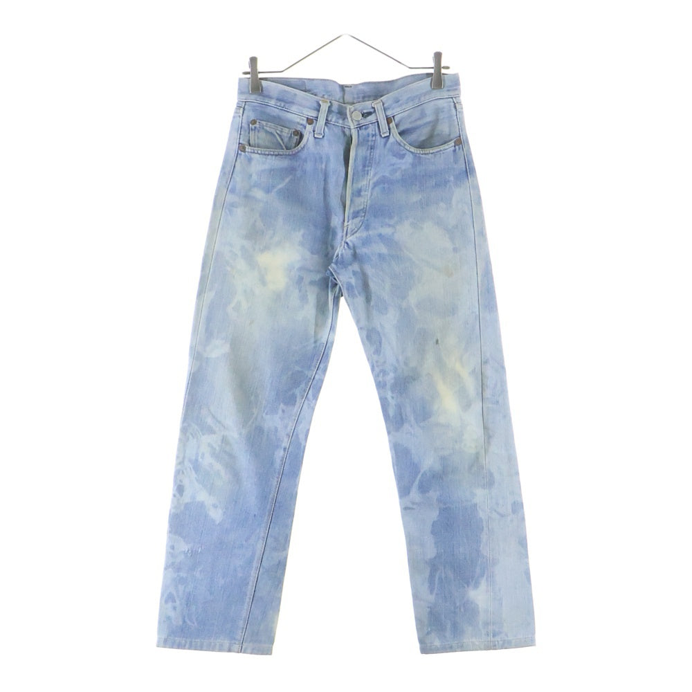 Levi's(リーバイス) 70S 501 66前期 並行ステッチ ボタン裏6 スモールe デニムパンツ ブリーチ インディゴ