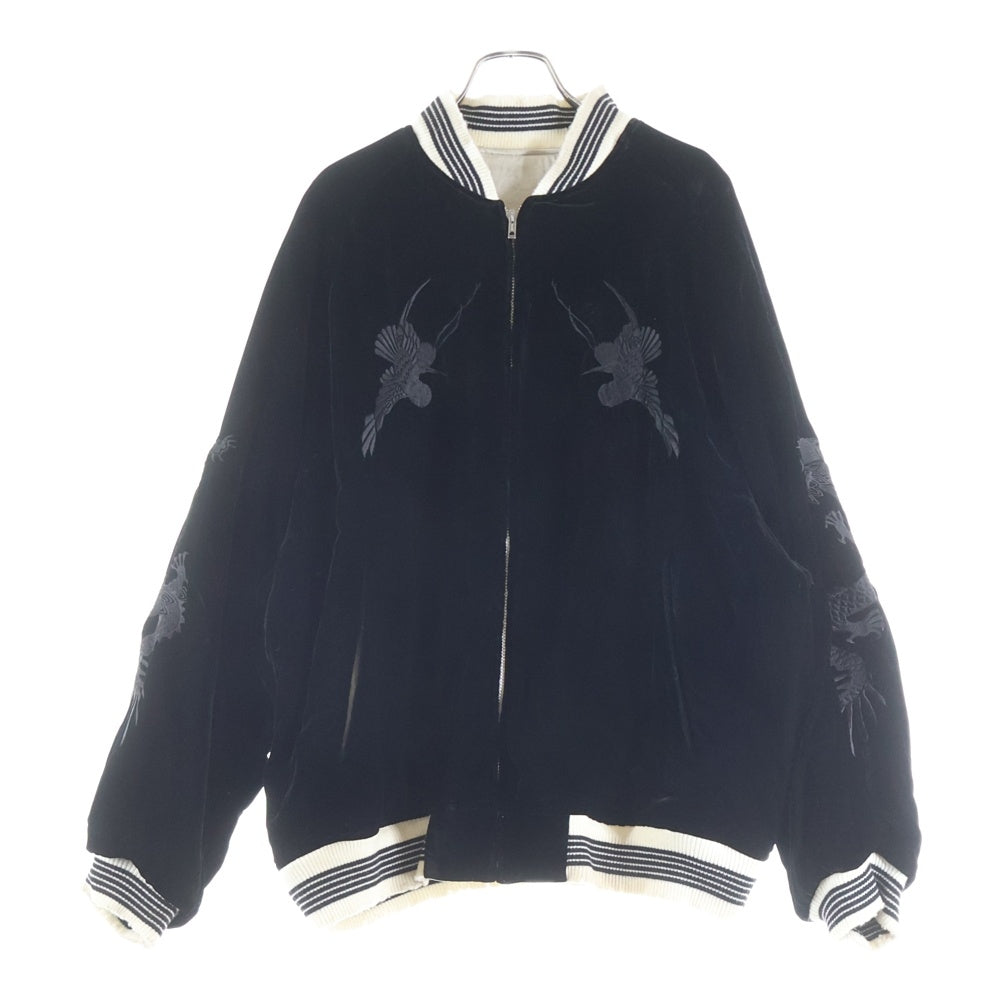 Stein(シュタイン) ×KEITAMARUYAMA SATIN VELVET REVERSIBLE ZIP JACKET ST.1047 ×ケイタマルヤマ リバーシブルスカジャン ジップアップジャケット