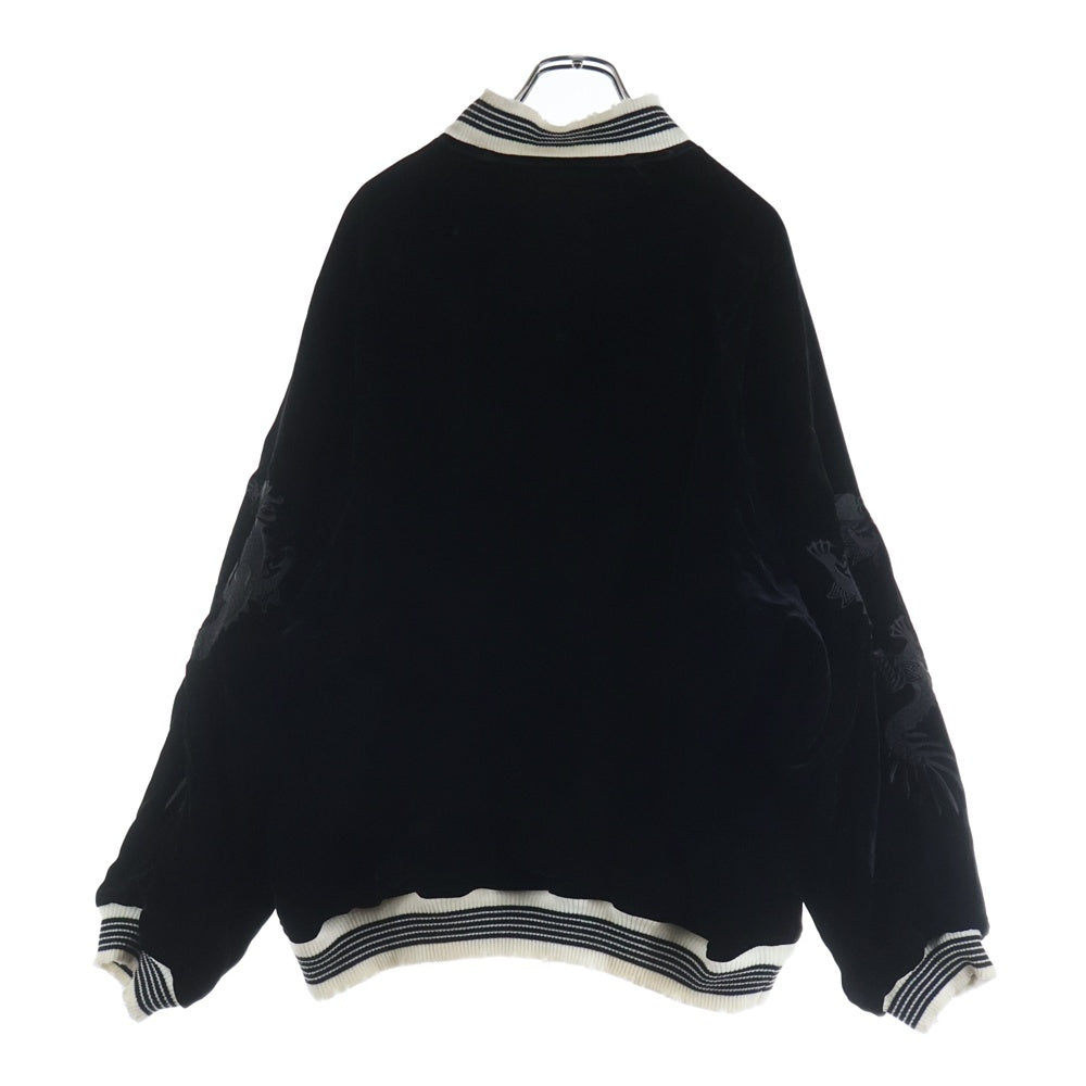 Stein(シュタイン) ×KEITAMARUYAMA SATIN VELVET REVERSIBLE ZIP JACKET ST.1047 ×ケイタマルヤマ リバーシブルスカジャン ジップアップジャケット
