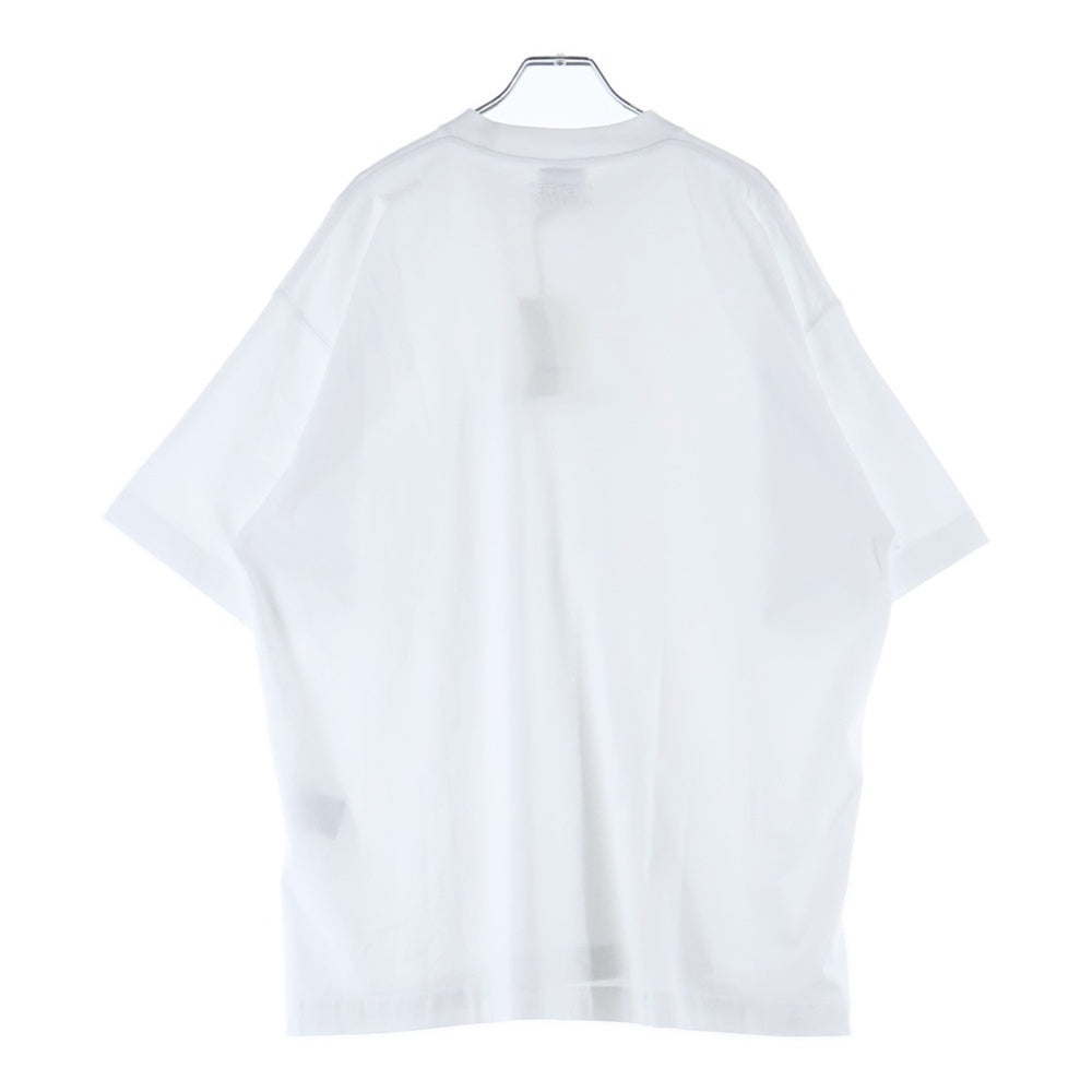 VETEMENTS(ヴェトモン) 25AW BE YOURSELF OVERSIZED T-SHIRT UH76TR350W プリント オーバーサイズ 半袖Tシャツ ホワイト