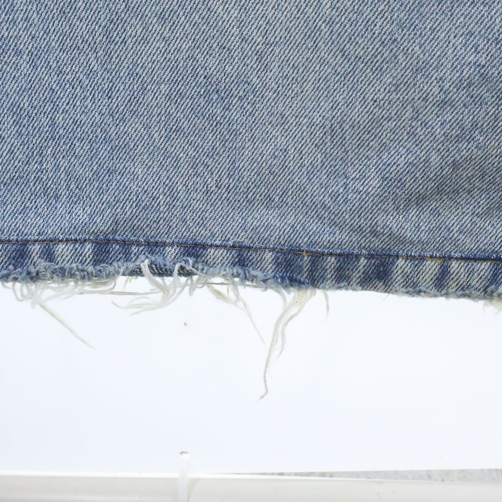 BALENCIAGA(バレンシアガ) 22AW プルアップワイドバギーデニムパンツ 704282 TDW14 インディゴ