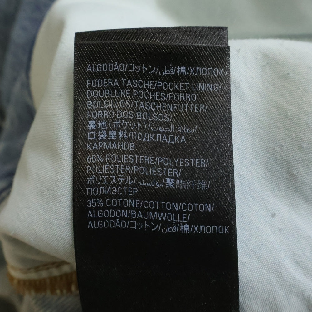 BALENCIAGA(バレンシアガ) 22AW プルアップワイドバギーデニムパンツ 704282 TDW14 インディゴ