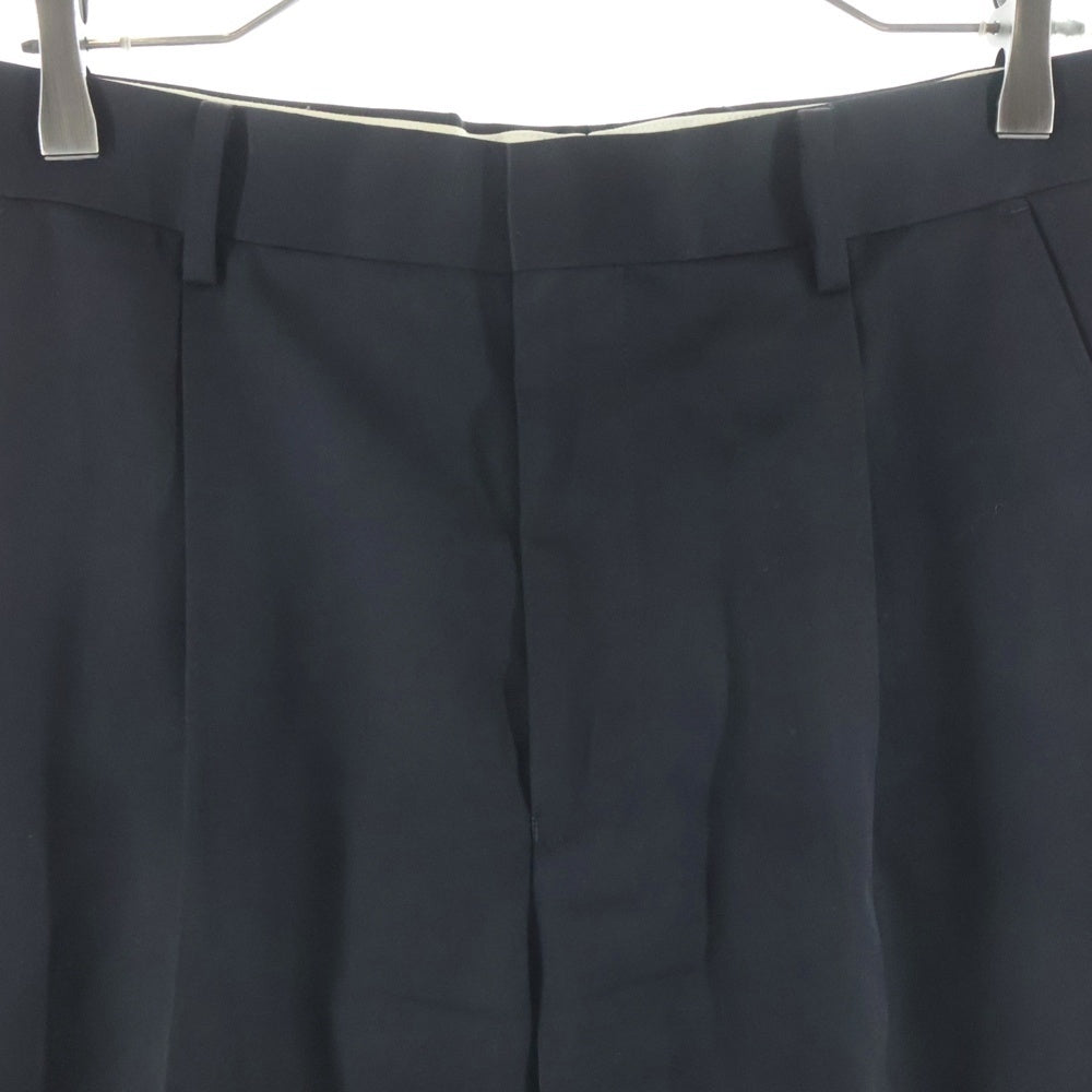 WACKO MARIA(ワコマリア) PLEATED TROUSERS バスキア プリーツ トラウザーズ スラックス パンツ ブラック GP-107-BLANKLINE-BASQUIAT- TYPE-1