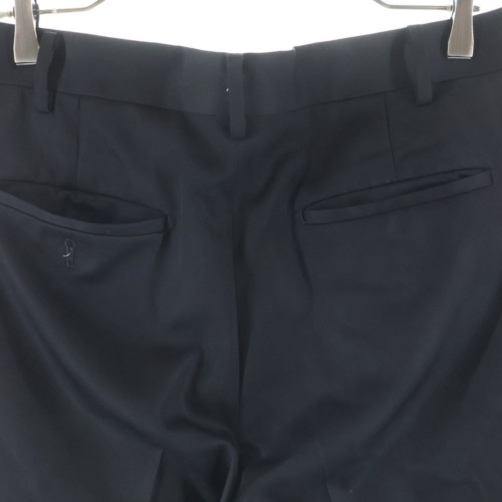 WACKO MARIA(ワコマリア) PLEATED TROUSERS バスキア プリーツ トラウザーズ スラックス パンツ ブラック GP-107-BLANKLINE-BASQUIAT- TYPE-1