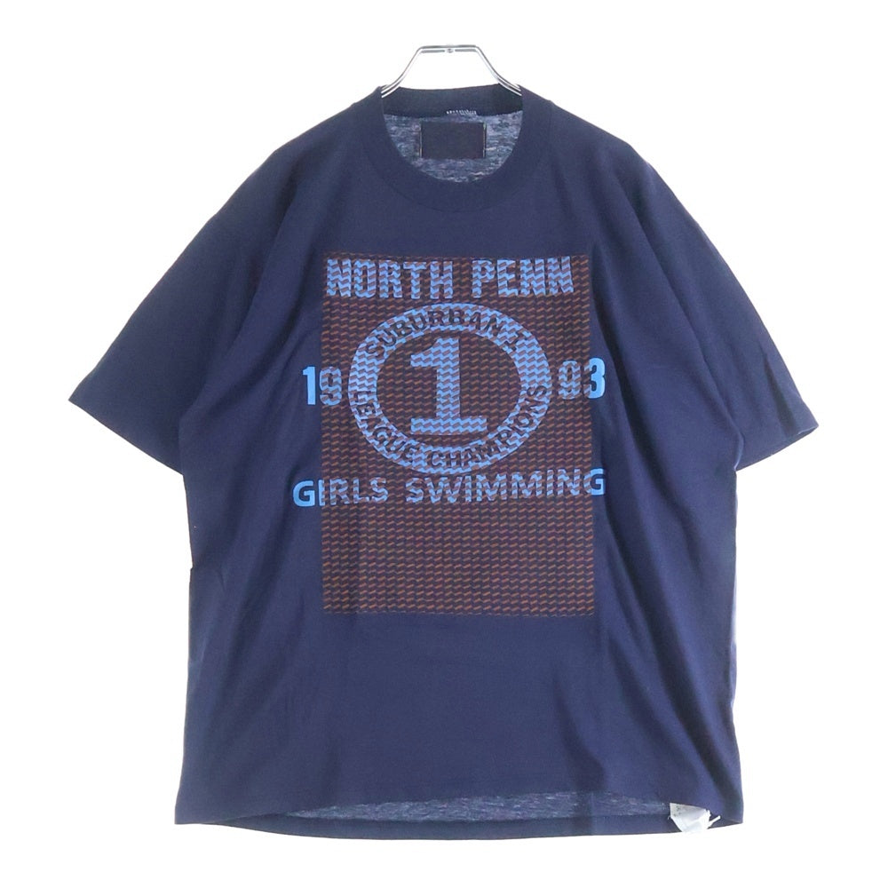 seven by seven(セブン バイ セブン) REWORK EMBROIDERY TEE 800-3166204 リワーク 半袖Tシャツ ネイビー