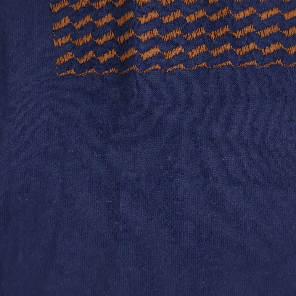seven by seven(セブン バイ セブン) REWORK EMBROIDERY TEE 800-3166204 リワーク 半袖Tシャツ ネイビー