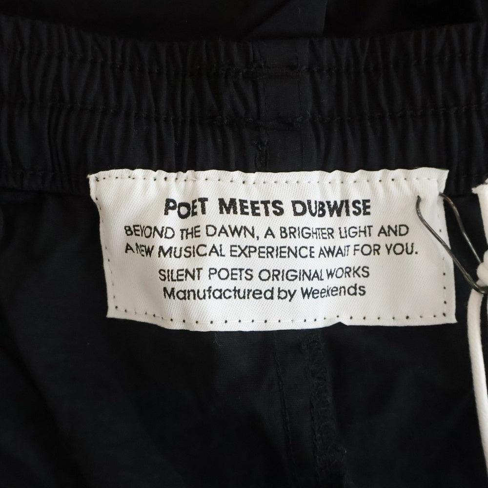 POET MEETS DUBWISE(ポエトミーツダブワイズ) PMD+ NYLON EASY PANTS PMPEP-0455 ナイロンイージーパンツ ブラック