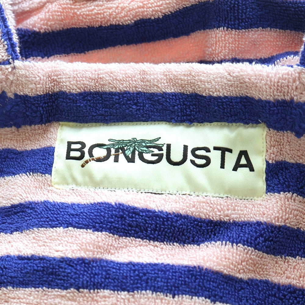 UNITED ARROWS(ユナイテッドアローズ) BONGUSTA NARA TOTE BAG ボングスタ タオルトートバッグ ピンク/ブルー 1988-399-2638-3100