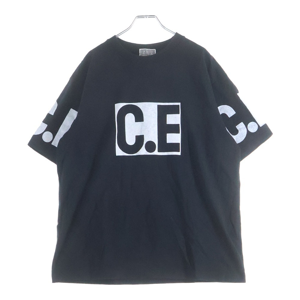 c.e cav empt(シーイー) 半袖Tシャツ ビッグロゴ ブラック