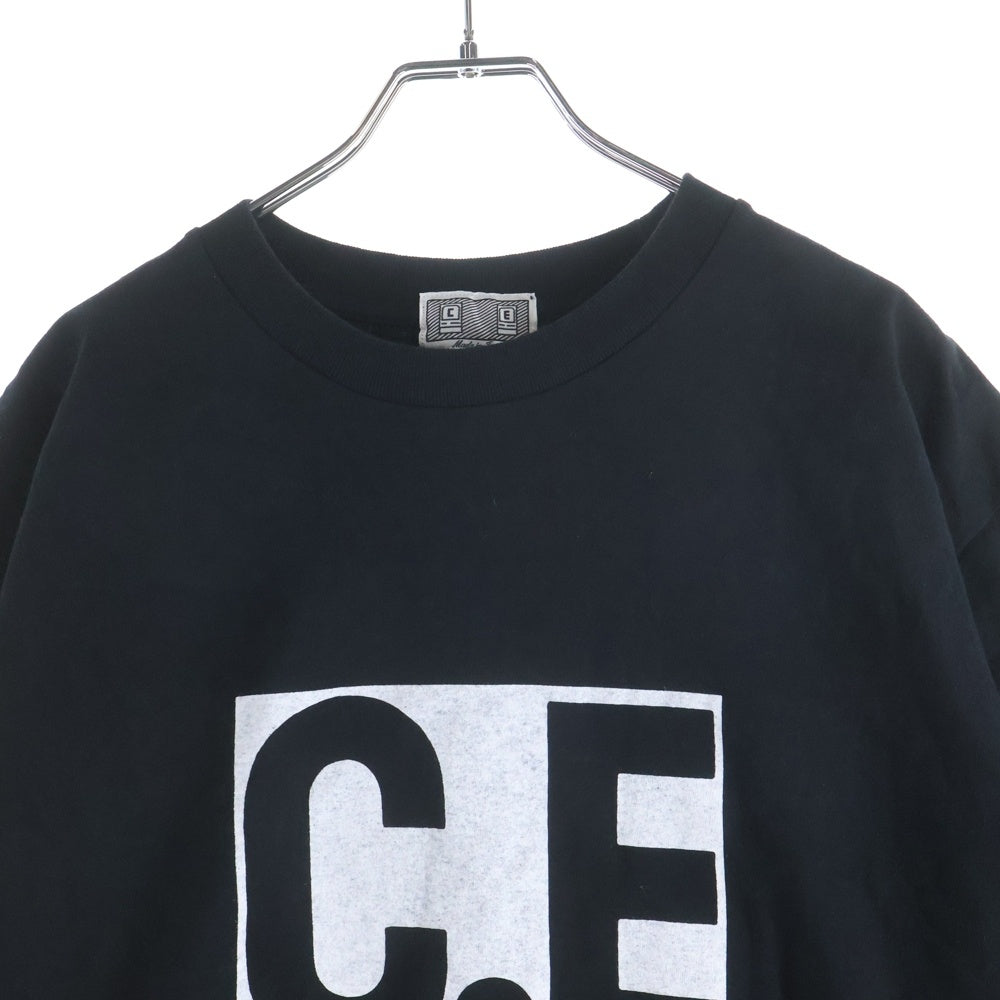 c.e cav empt(シーイー) 半袖Tシャツ ビッグロゴ ブラック