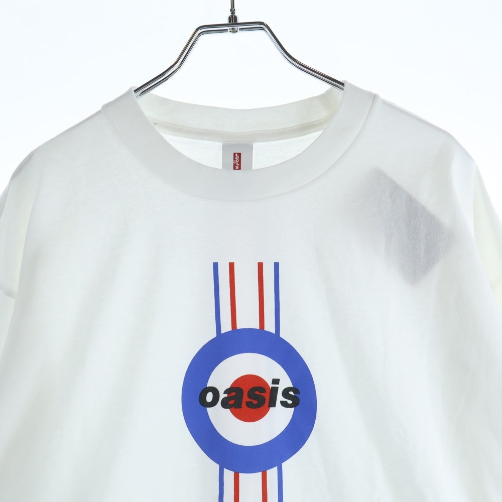 Levi's(リーバイス) ×OASIS MOD ×オアシス ロングスリーブバンド 長袖クルーネックTシャツ 004EY0002 ホワイト
