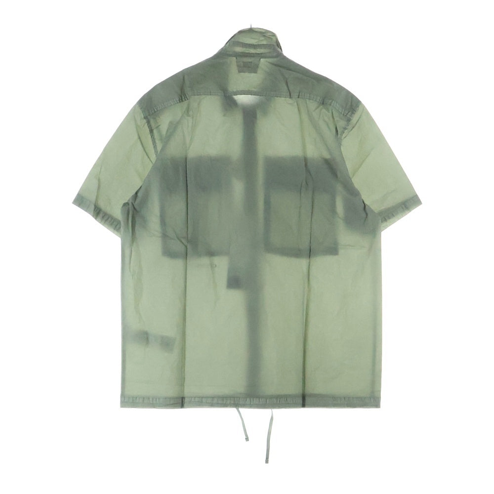 C.P. Company(シーピーカンパニー) WINDOW SHORT SHIRT 14CMSH284A 半袖ボタンシャツ オリーブ