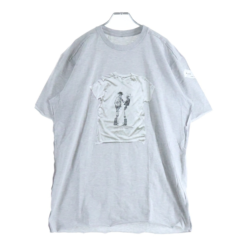 FRAGMENT DESIGN(フラグメントデザイン) AKA SIX BY SIMON BARKER ×FRAGMENT DESIGN ×THE POOL AOYAMA 14SS COWBOY TEE プリント半袖Tシャツ PBM-2405-A