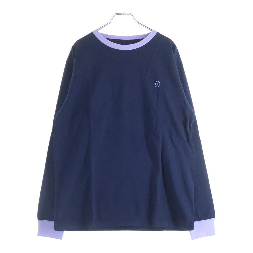 UNIFORM EXPERIMENT(ユニフォームエクスペリメント) 22AW COLOR LIB TEE UE-222038 カラーリブ 長袖Tシャツ ネイビー