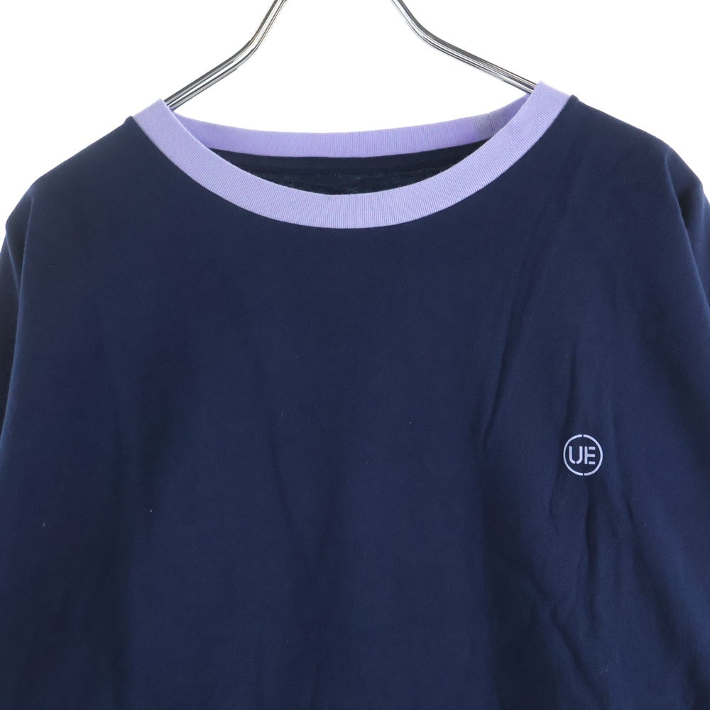 UNIFORM EXPERIMENT(ユニフォームエクスペリメント) 22AW COLOR LIB TEE UE-222038 カラーリブ 長袖Tシャツ ネイビー