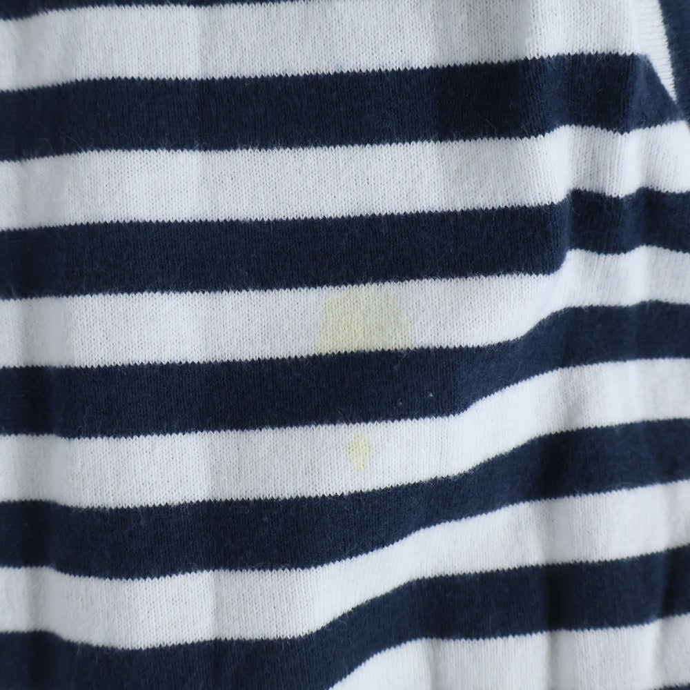 UNIFORM EXPERIMENT(ユニフォームエクスペリメント) FAKE LAYERD BORDER CUT SEW UE-160037 フェイクレイヤード 長袖ボーダーカットソー ネイビー/ホワイト