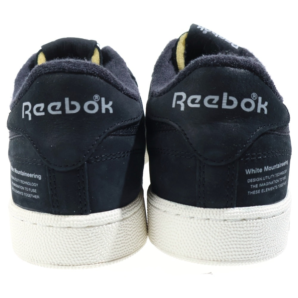 Reebok(リーボック) ×WHITE MOUNTAINEERING CLUB C 100218233 ×ホワイトマウンテニアリング クラブシー85 ローカットスニーカー ブラック US12/JP30cm