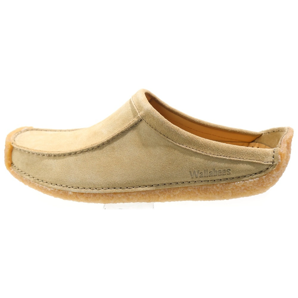 Clarks ORIGINALS(クラークス オリジナルス) Natalie Mabel Light Oak Suede 26178109 ライトオーク スリッポンサンダル ベージュ スエード UK9