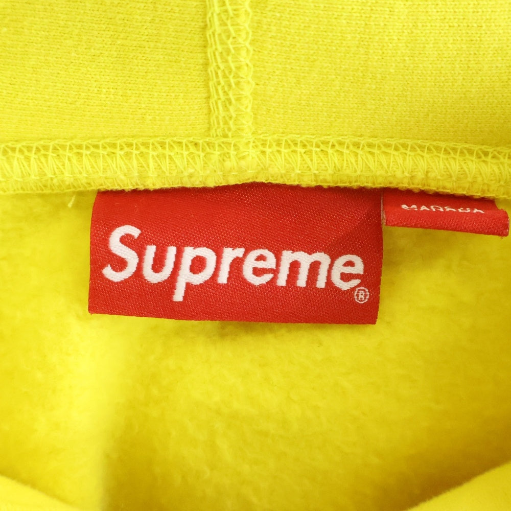 SUPREME(シュプリーム) 20AW Cross Box Logo Hooded Sweatshirt クロス ボックスロゴ フーディー プルオーバースウェットパーカー イエロー