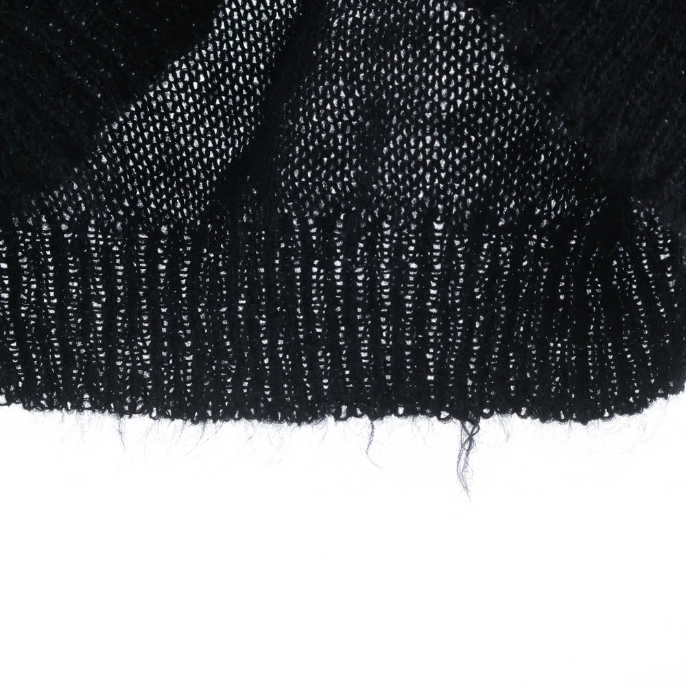 VINTAGE(ヴィンテージ) 50-60S Merrimac Sportswear mohair vneck virgin wool knit メリマック スポーツウェア モヘア Vネック 長袖ニットセーター ブラック