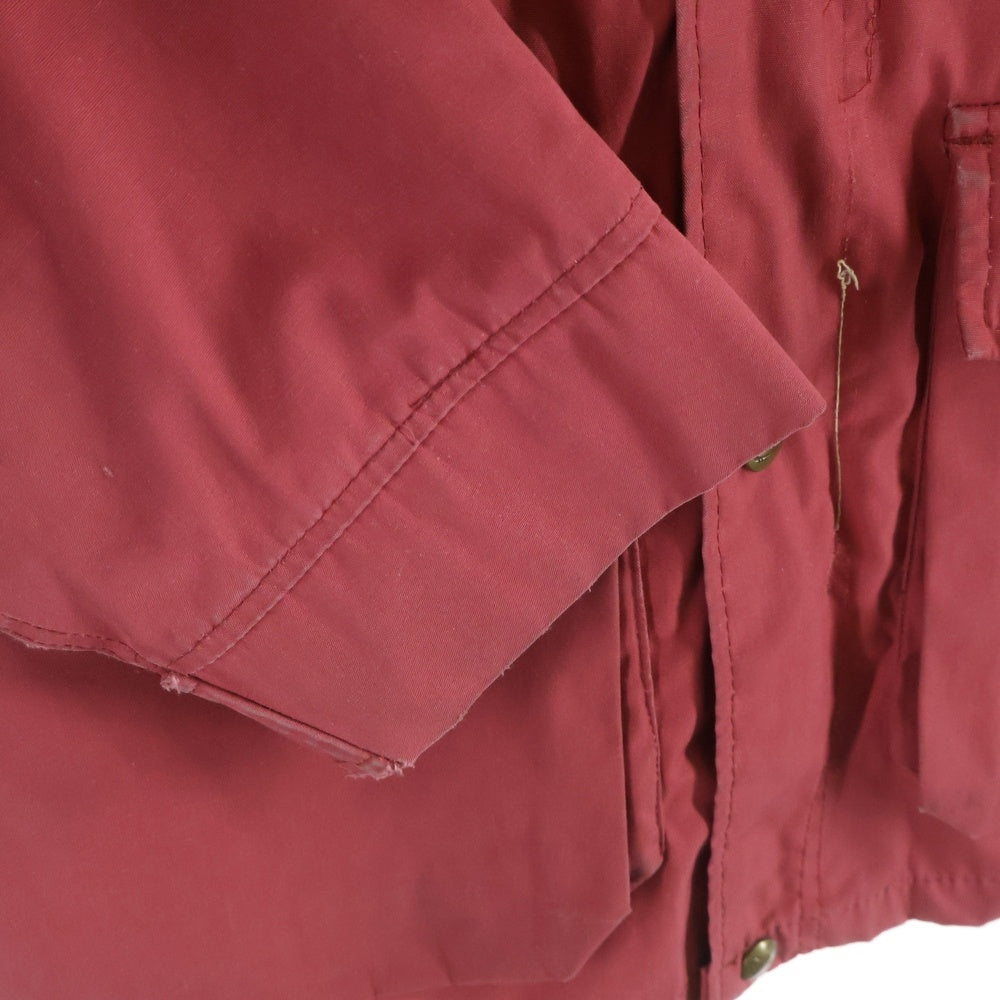 WOOLRICH(ウールリッチ) 70S WOMAN MOUNTAIN PARKA JACKET USA製 白タグ マウンテンパーカー ナイロンジャケット レッド レディース