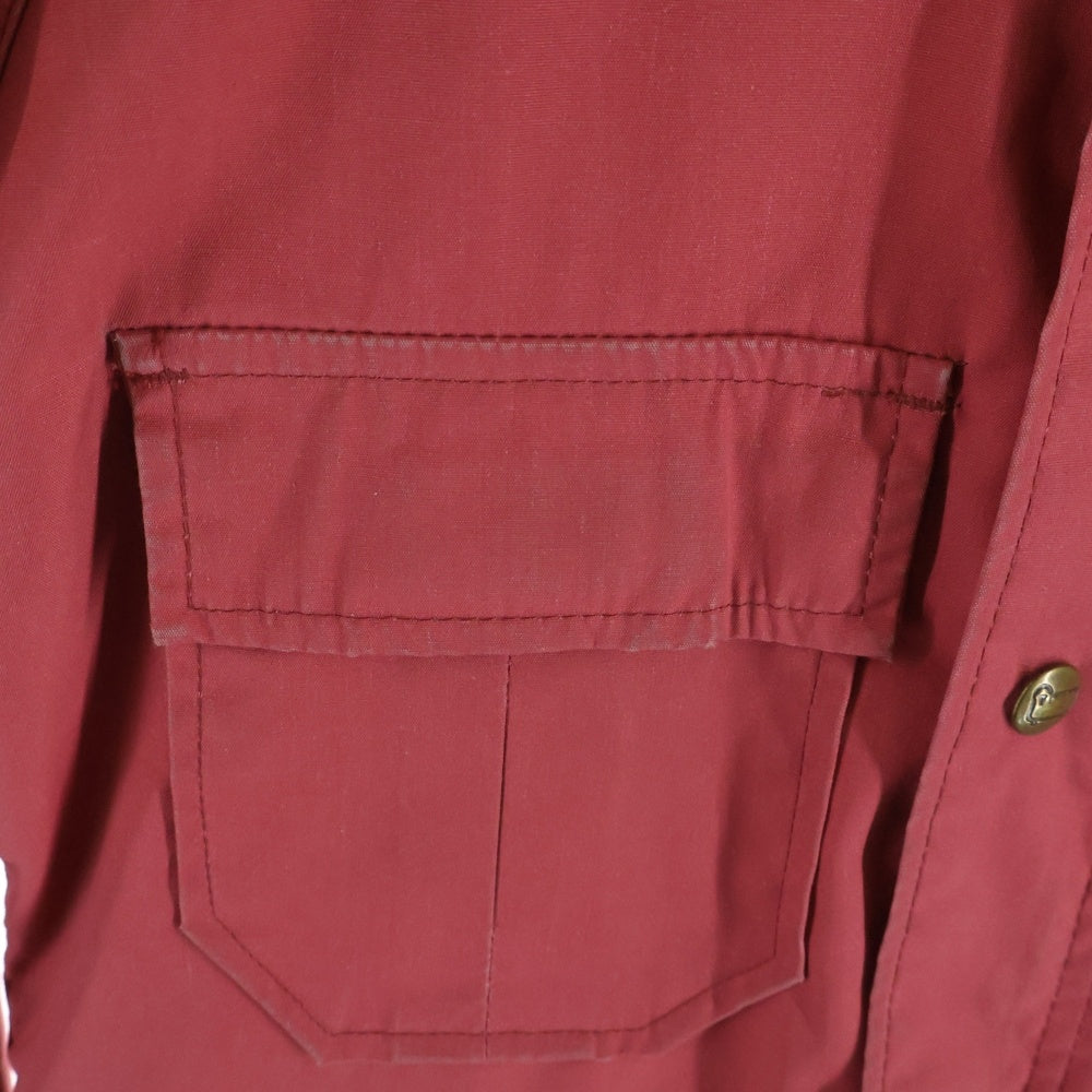 WOOLRICH(ウールリッチ) 70S WOMAN MOUNTAIN PARKA JACKET USA製 白タグ マウンテンパーカー ナイロンジャケット レッド レディース
