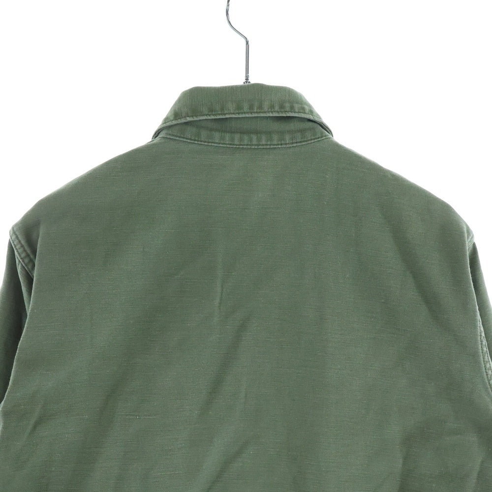VINTAGE(ヴィンテージ) 70S U.S. ARMY UTILITY SHIRT 2nd MILITARY アメリカ軍 ユーティリティシャツ ミリタリー カーキ
