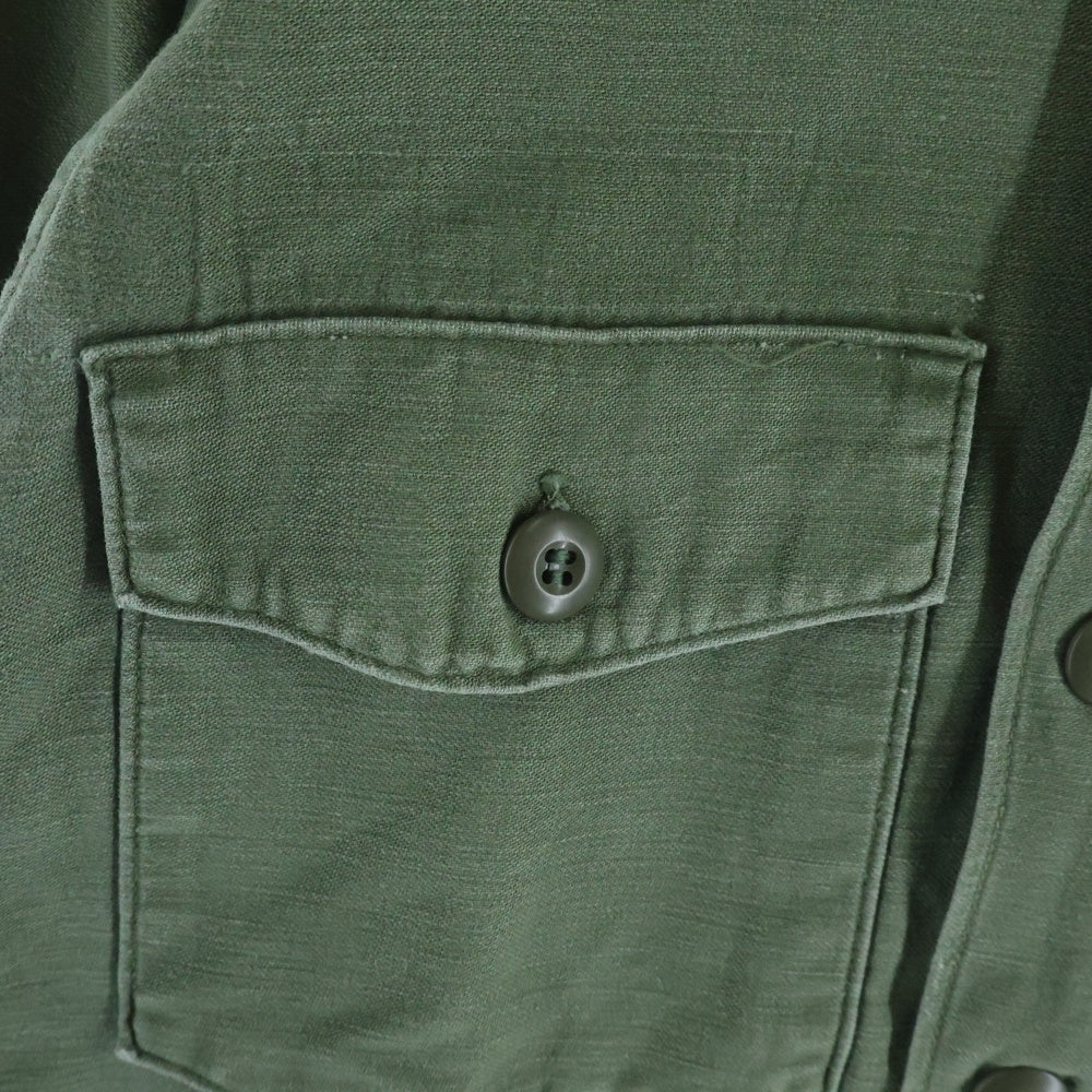 VINTAGE(ヴィンテージ) 70S U.S. ARMY UTILITY SHIRT 2nd MILITARY アメリカ軍 ユーティリティシャツ ミリタリー カーキ