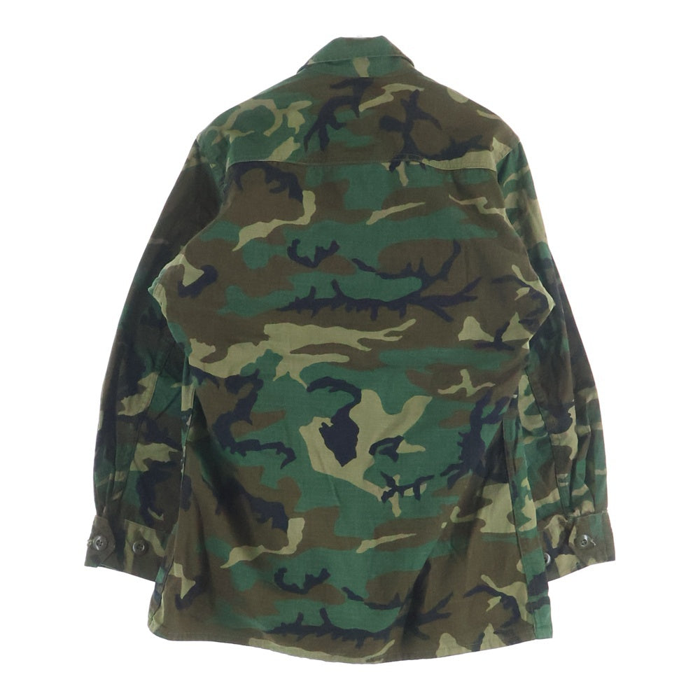 VINTAGE(ヴィンテージ) 80S U.S. ARMY MILITARY JACKET CAMO アメリカ軍 ミリタリー ファティーグ ジャケット グリーン/ブラウン/ブラック 8415-00-945-7650 DSA100-81-C-3101
