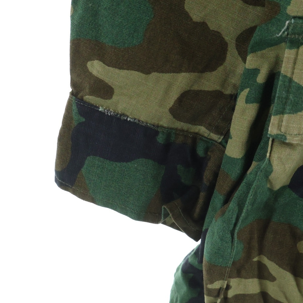 VINTAGE(ヴィンテージ) 80S U.S. ARMY MILITARY JACKET CAMO アメリカ軍 ミリタリー ファティーグ ジャケット グリーン/ブラウン/ブラック 8415-00-945-7650 DSA100-81-C-3101