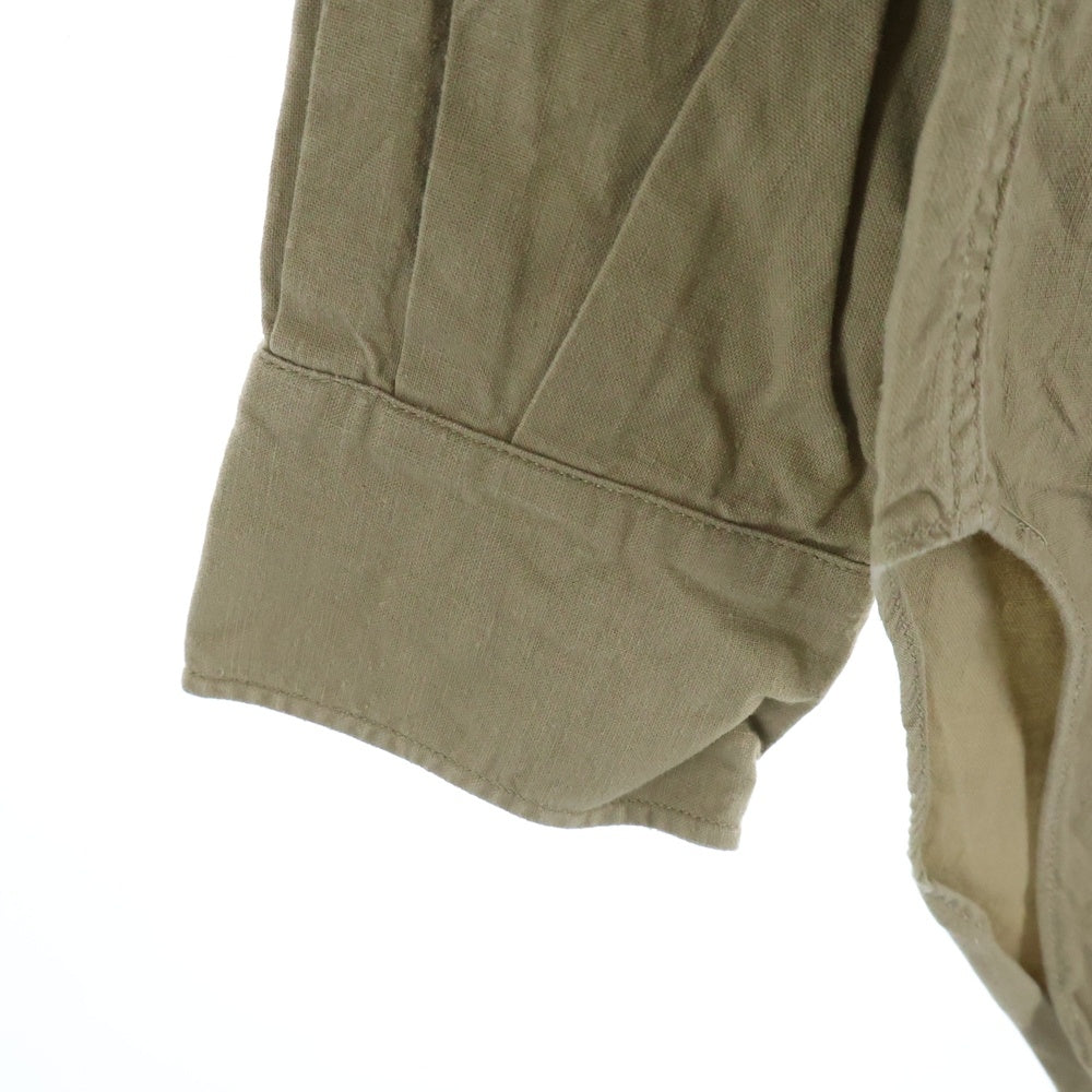 VINTAGE(ヴィンテージ) 60S EURO FRENCH ARMY M47 FIELD SHIRT MILITARY ユーロ フランス軍 フィールド シャツ ベージュ