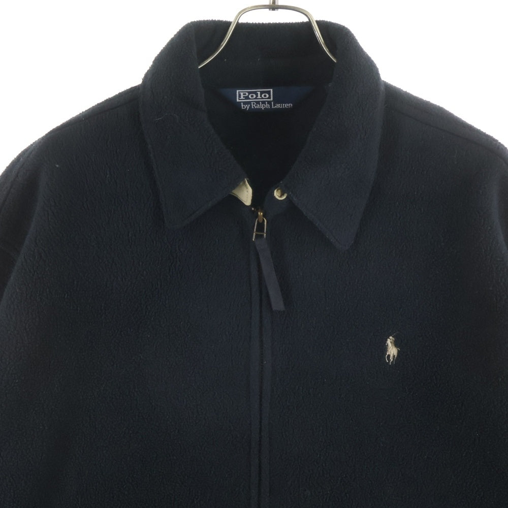 POLO RALPH LAUREN(ポロラルフローレン) 90S FLEECE ZIP-UP JACKET POLARTEC フリース ジップアップ ジャケット ブラック
