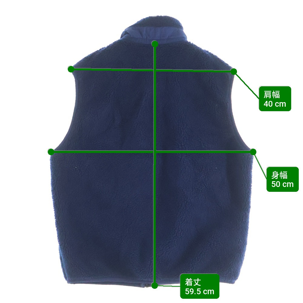 PATAGONIA(パタゴニア) 90S CLASSIC RETRO X VEST USA製 クラシック レトロ ベスト ボア フリース ネイビー