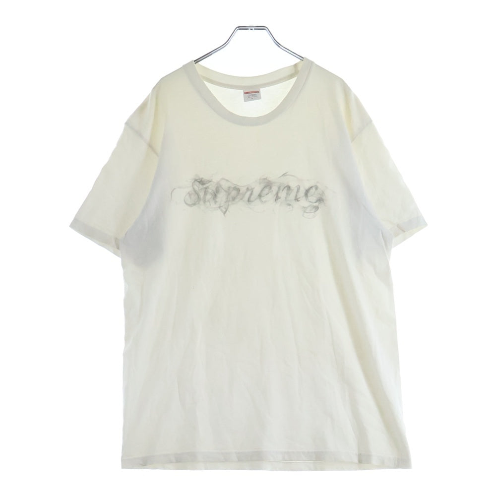 SUPREME(シュプリーム) 19AW Smoke Tee スモーク ロゴ 半袖Tシャツ カットソー ホワイト