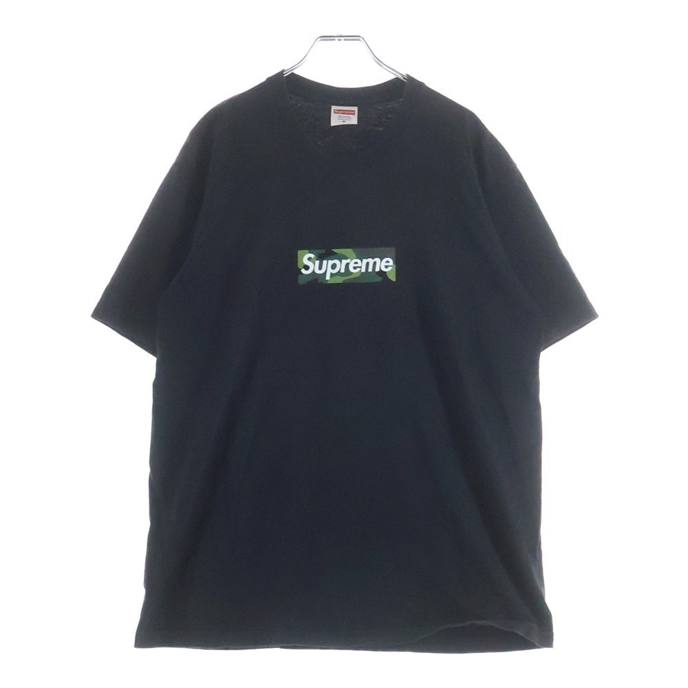 SUPREME(シュプリーム) 23AW Box Logo Tee Camo カモフラージュ 迷彩 ボックスロゴ クルーネック 半袖Tシャツ カットソー ブラック