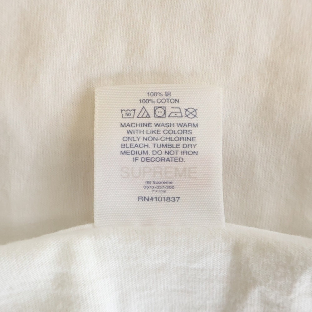SUPREME(シュプリーム) 23AW Box Logo Tee Camo カモフラージュ 迷彩 ボックスロゴ クルーネック 半袖Tシャツ カットソー ホワイト