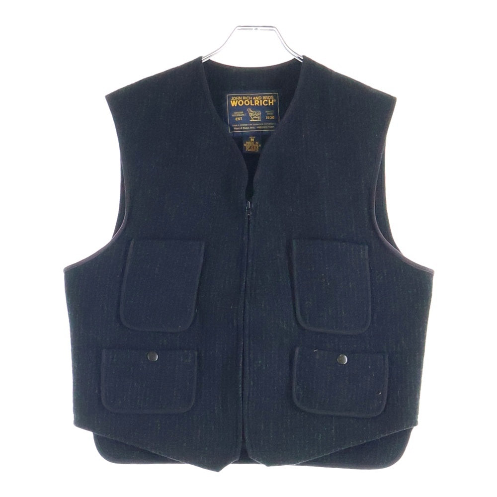 WOOLRICH(ウールリッチ) 90s シンチバッグ ハンティングベスト マルチポケット ブラック